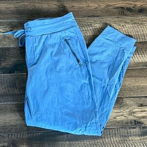 Athleta EUC women’s light‎ blue joggers 16T